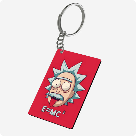 Albert Einstein E=MC² Keychain – Science & Physics