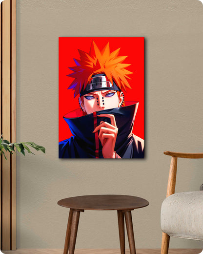 Pain Almighty Push Metal Poster – Naruto Anime