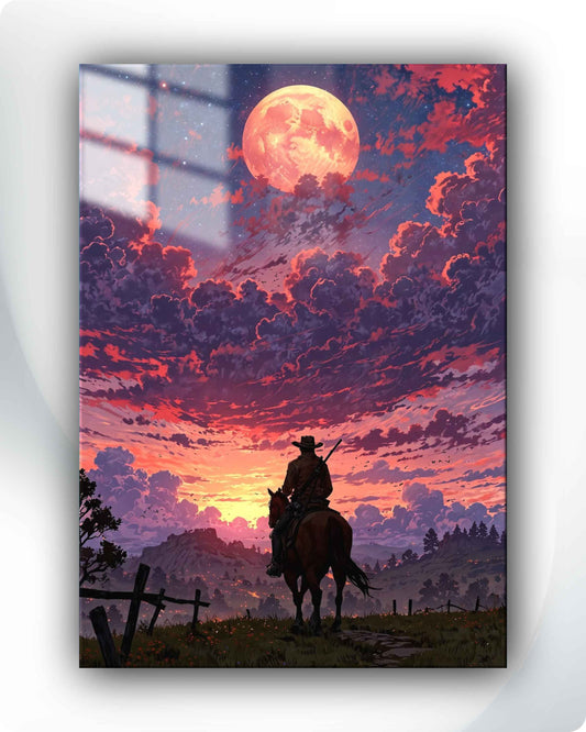 RDR2 Rockstar Games Metal Poster – Journey at Dusk Metal