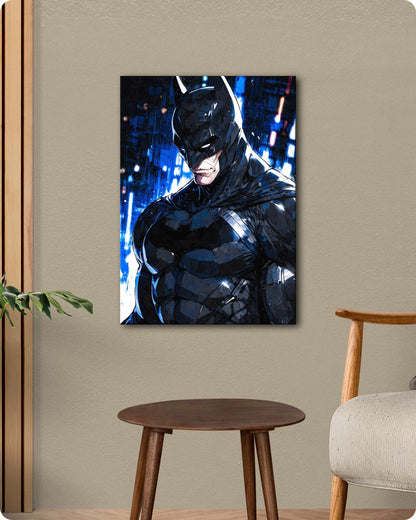 Batman Metal Poster - Art Edition Dc Superhero