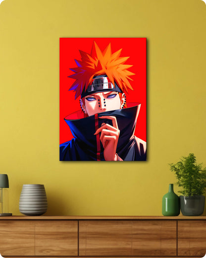 Pain Almighty Push Metal Poster – Naruto Anime