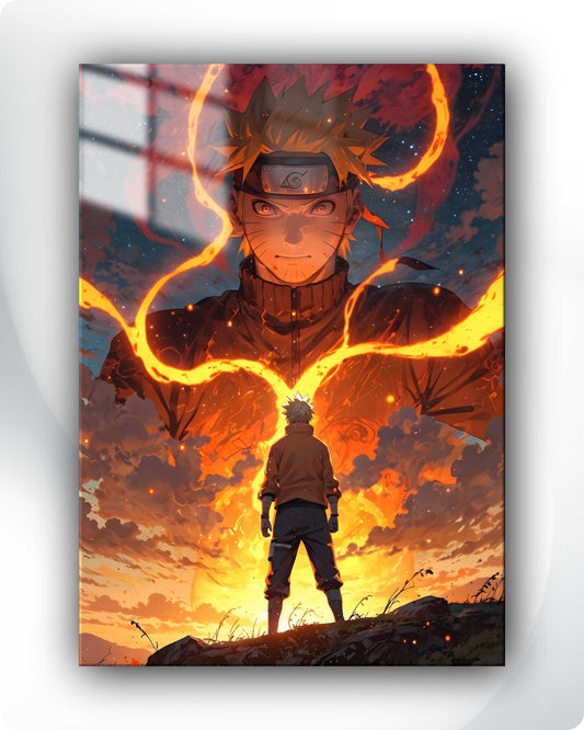 Naruto Uzumaki Metal Poster – Nine-Tails