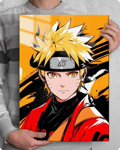 Naruto Uzumaki Sage Mode Metal Poster