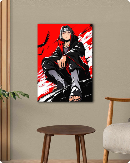 Itachi Uchiha Metal Poster - Naruto Anime