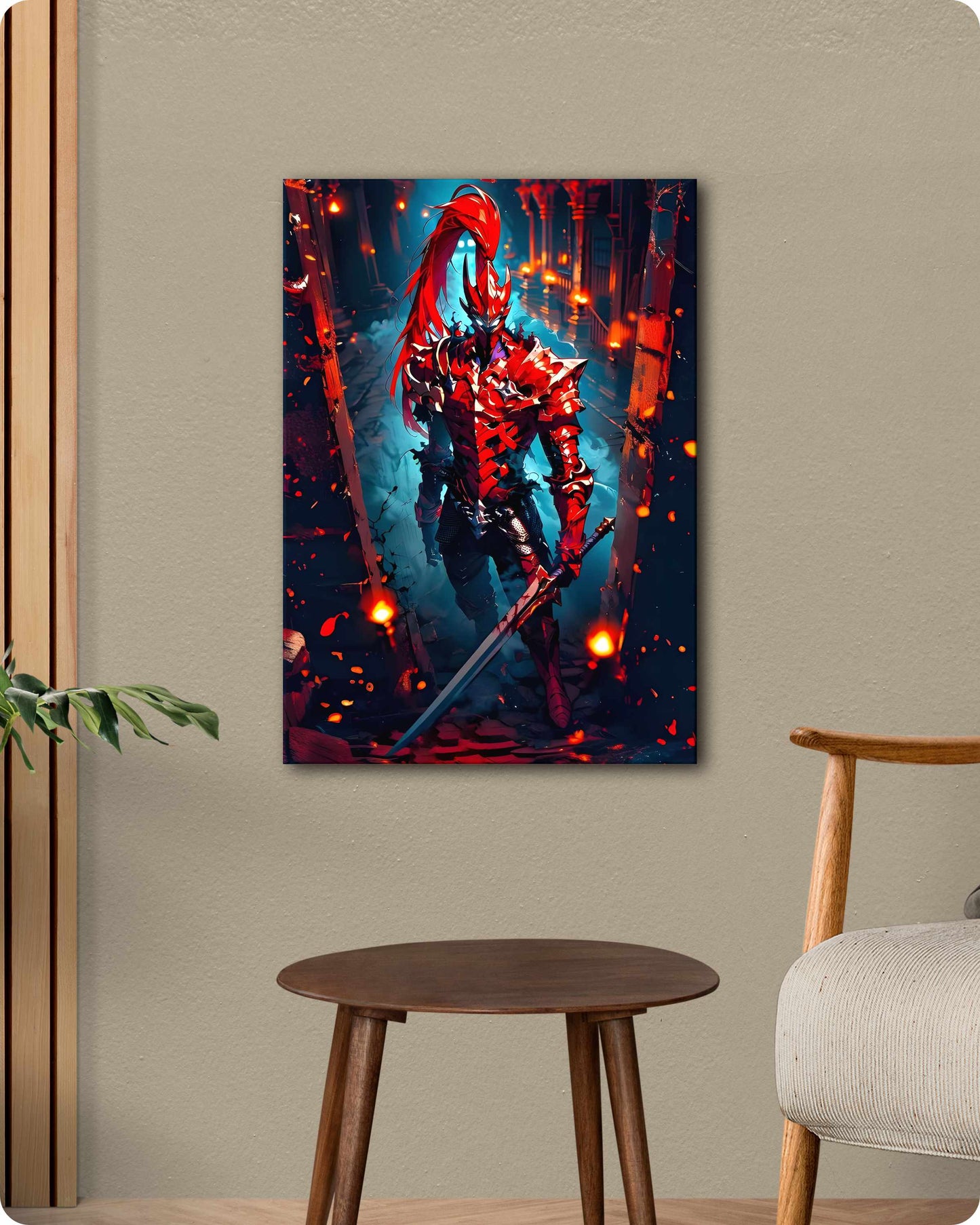 Solo Leveling Igris Metal Poster