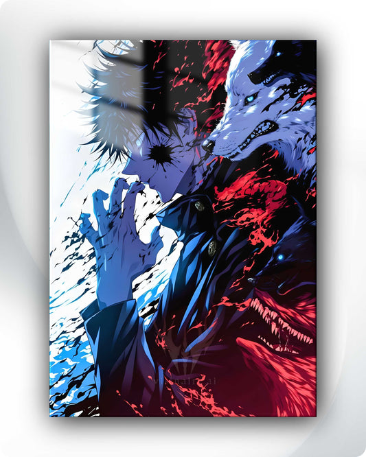 Jujutsu Kaisen Megumi Fushiguro Metal Poster