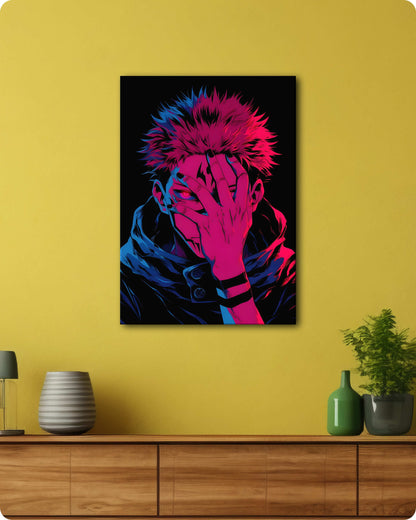 Jujutsu Kaisen Sukuna Metal Poster
