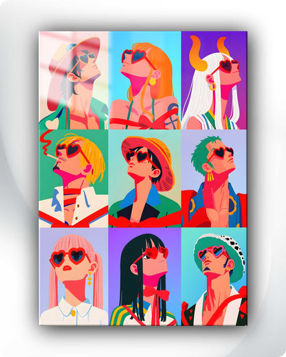One Piece Epic Character Metal Poster