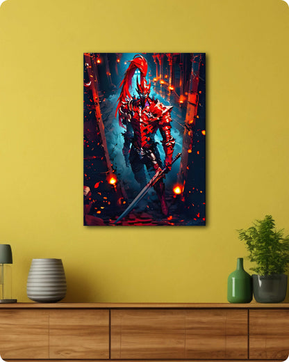 Solo Leveling Igris Metal Poster