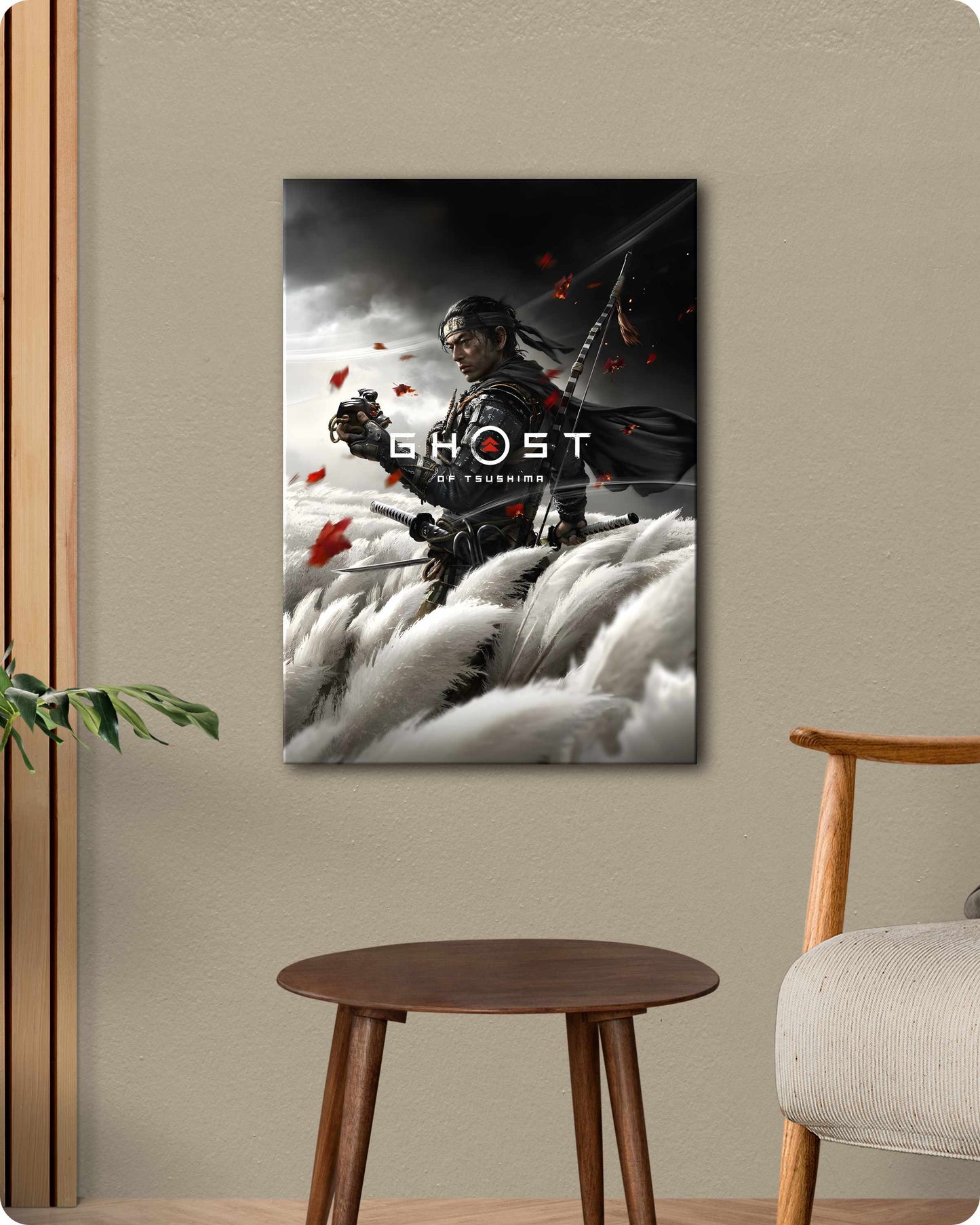 Ghost of Tsushima Game Metal Poster