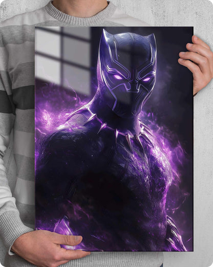 Black Panther Metal Poster – Marvel Superhero