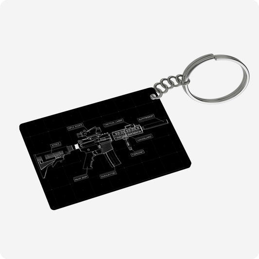 Gun Spec Game Keychain – Military Gear