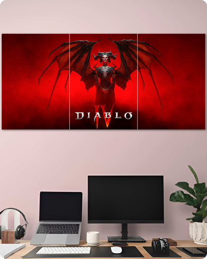 Diablo IV Game Poster - 3-Piece Split Set | 1x3