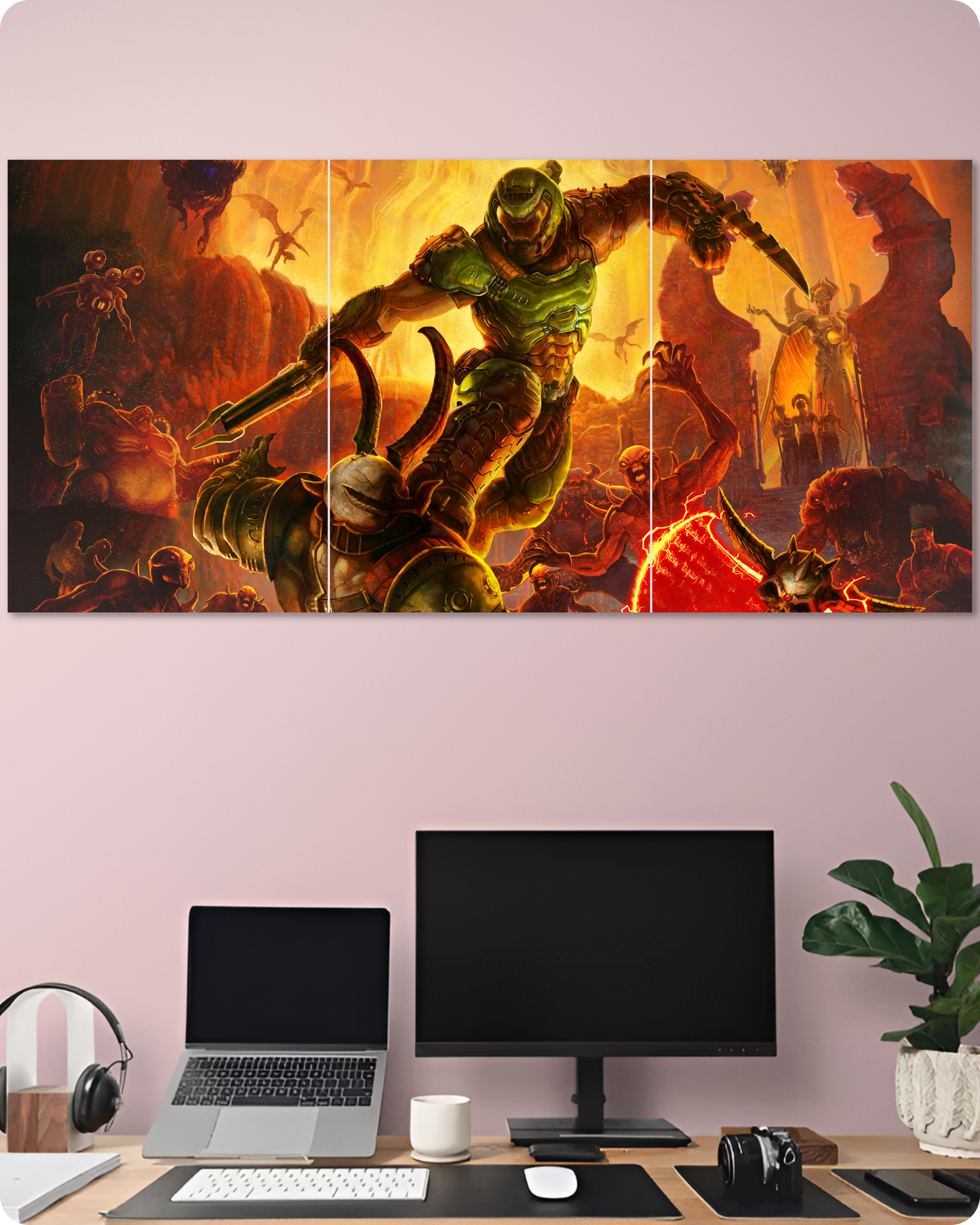 Doom Eternal Game Poster - 3 Piece Split Set