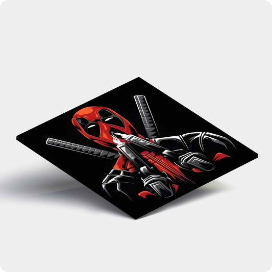 Deadpool Coaster – Gun Smoke