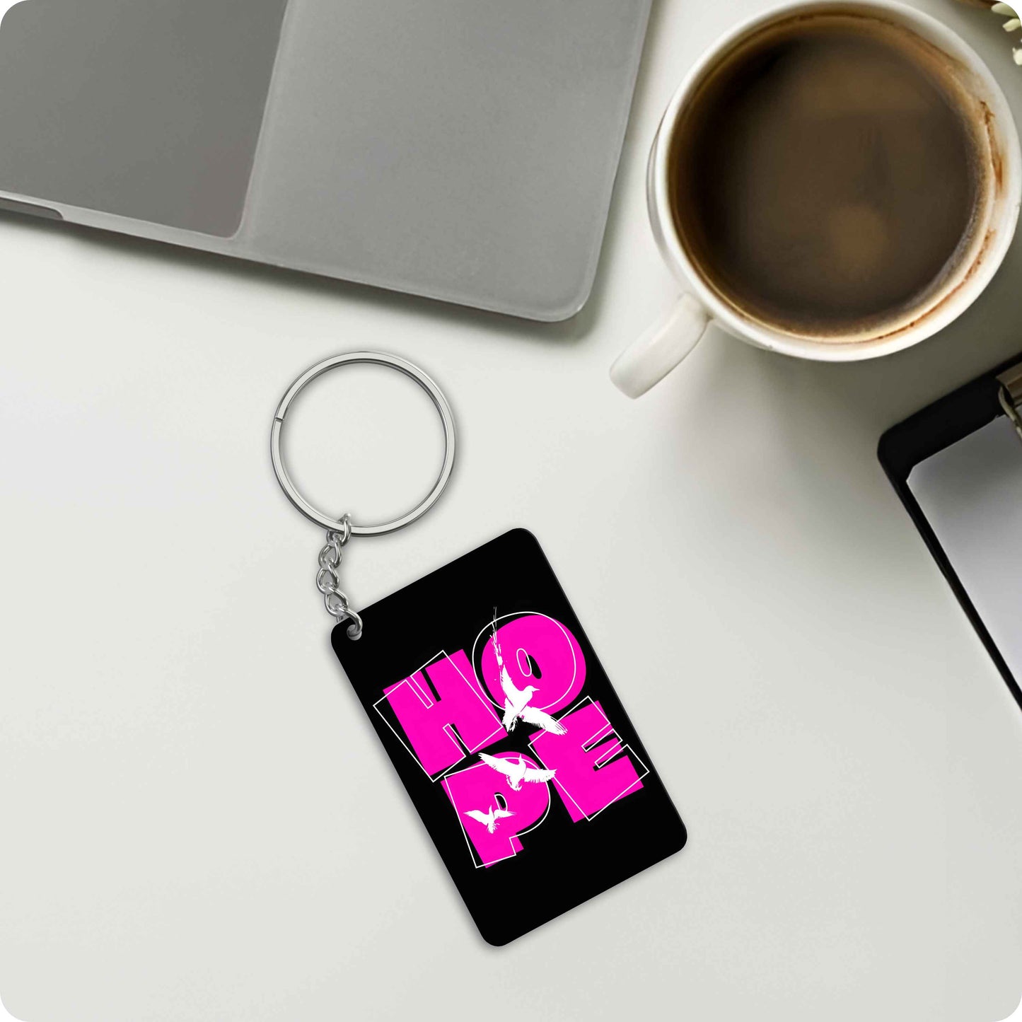 Hope Keychain - Positive Quote