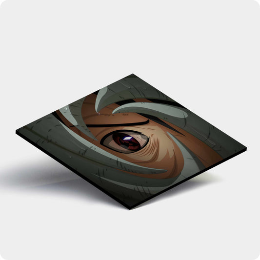 Obito Sharingan Coaster - Naruto Anime