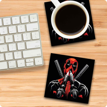 Deadpool Coaster – Gun Smoke