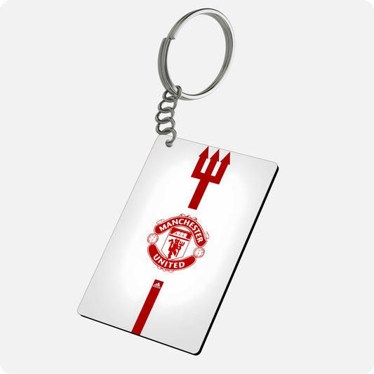 Manchester United Logo Keychain – Red Devils