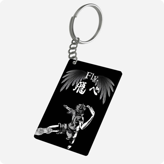 Haikyuu!! Karasuno "Fly" Anime Keychain – Hinata Shoyo Edition