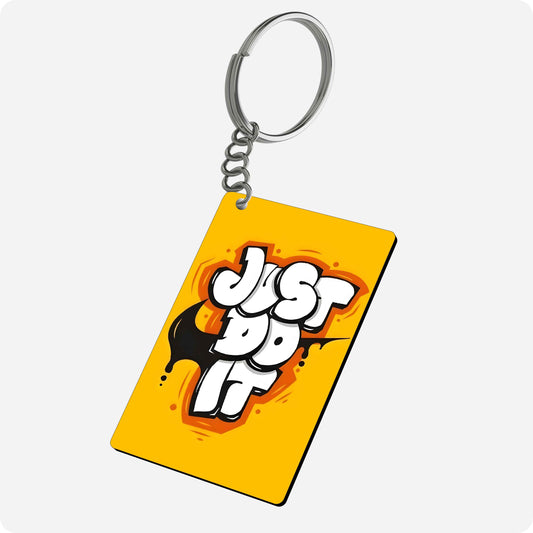 Just Do It Keychain – Motivation On the Go