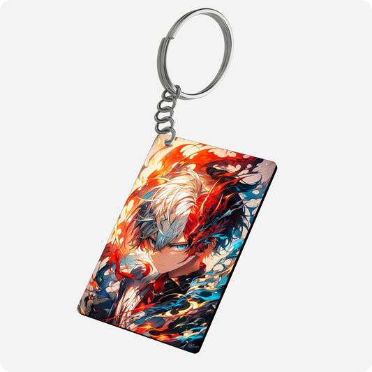 My Hero Academia Shoto Todoroki Anime Keychain
