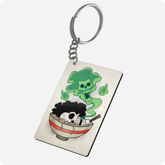 One Piece Brook Anime Keychain