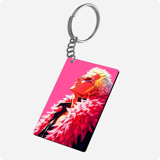 One Piece Doflamingo Anime Keychain