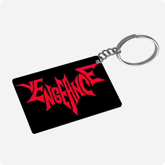 Batman Logo Keychain - Vengeance Design - DC Superhero